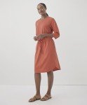 Pact Women's Organic Cotton Tie Waist Dress