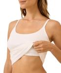 Women’s Organic Cotton Camisole with Shelf Bra