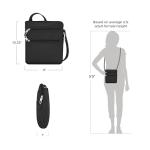 Travelon Anti-theft Slim Crossbody Bag - Black