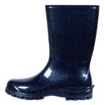 Starry Blue Mid Calf Waterproof Rain Boots