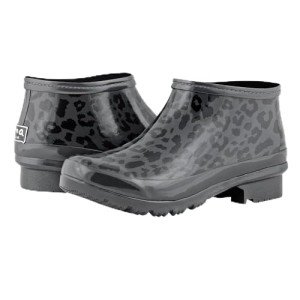 Leopard Print Women's Clog Rain Boots