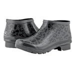 Leopard Print Women's Rain Clog Boots
