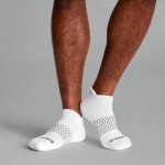 BOMBAS Men's White Ankle Socks - 4 Pairs