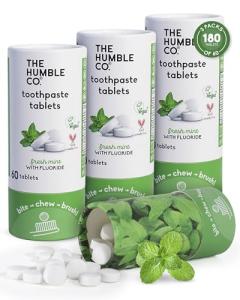 The Humble Co Mint Toothpaste Tablets - Eco-Friendly & Vegan