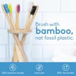 The Humble Co Eco-Friendly Bamboo Toothbrushes – Set of 5