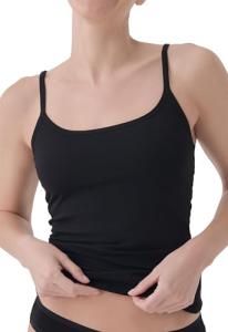 Pact Organic Cotton Women's Everyday Shelf Bra Camisole Black