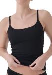 Pact Organic Cotton Women's Everyday Shelf Bra Camisole Black
