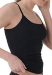 Pact Organic Cotton Women's Everyday Shelf Bra Camisole Black