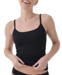Pact Organic Cotton Women's Everyday Shelf Bra Camisole Black