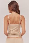 Pact Organic Cotton Women's Everyday Shelf Bra Camisole Champagne