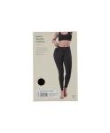 Pact Women's Go-to 7/8 Leggings, Organic Cotton No See Through Mid Rise Waisted Yoga Pants with Elastic Waistband, Black