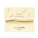Birthday Gift Card Friendship Bracelet Stack