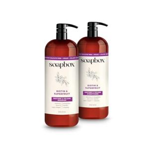 Soapbox Biotin Superfruit Shampoo & Conditioner Duo Set