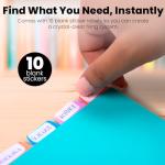 Yoobi Flash Card Holder Set with Dividers and Labels