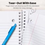 Yoobi 3-Pack Wide Ruled Spiral Notebooks