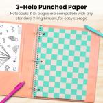 Yoobi 3-Pack Wide Ruled Spiral Notebooks