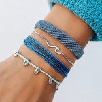 Pura Vida Maui Style Stackable Bracelet Set
