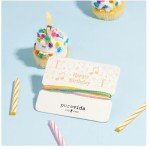 Birthday Gift Card Friendship Bracelet Stack