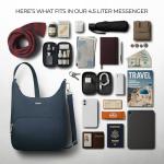 Travelon Anti-Theft Classic Messenger Bag - Black