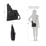 Travelon Black Anti-Theft Crossbody Bag