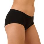 Pact Organic Cotton Boy Shorts Underwear for Women, Full Coverage Low Rise Boyshorts Panties, 2 Pack, Black/Petal Patch Nickel - X-Large