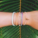Pura Vida Rose Quartz Bracelet with Copper Charm