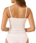 Pact Organic Cotton Women's Everyday Shelf Bra Camisole White