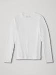 Pact Organic Cotton Men's Long Sleeve Crew Undershirt White