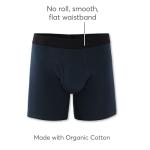 Pact Organic Cotton Men's Everyday Boxer Brief Underwear, 2 Pack