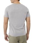 Pact Men's Organic Softspun Standard Fit Crew Neck T-Shirt, Pack of 5 - Heather Grey - Medium