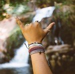 Berry Cute Waterproof Bracelet with Copper Charm