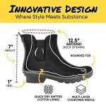 Roma Women's Chelsea Waterproof Rain Boots