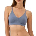 Pact Organic Cotton Women's Classic T-Shirt Bralette Underwear Iris Blue