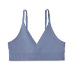 Pact Organic Cotton Women's Classic T-Shirt Bralette Underwear Iris Blue