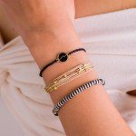 Bright Lines Stackable Bracelet Set for Women