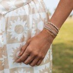 Golden Glow Bracelet Stack for Women