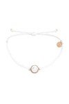 Rose Gold Mother of Pearl Adjustable Bracelet