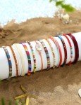 24 Waterproof Boho Friendship Bracelets for Women