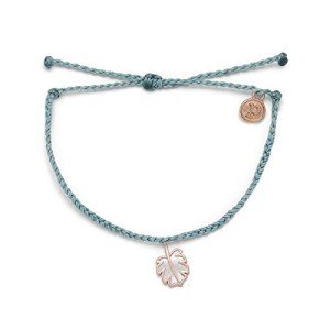 Pura Vida Monstera Bracelet - Rose Gold & Pearl