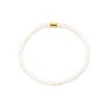 Seascape Vinyl Disc Stretch Bracelet for Women