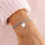 Pura Vida Monstera Bracelet - Rose Gold & Pearl