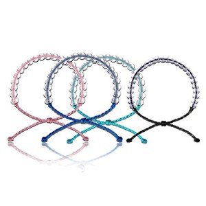 4Pcs Boho Adjustable Beaded Ocean Bracelets