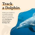 Fahlo Dolphin Tracking Bracelet - Aqua Blue