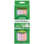 TiconderogaÂ® Assorted Pastel #2 Soft Pencils Pack