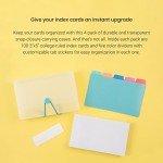 Yoobi Flash Card Holder Set with Dividers and Labels