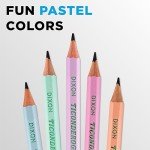 TiconderogaÂ® Assorted Pastel #2 Soft Pencils Pack