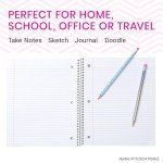 Barbie-Inspired 3-Pack Spiral Notebooks Set
