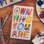 Denik Own Who You Are Aesthetic Notebook