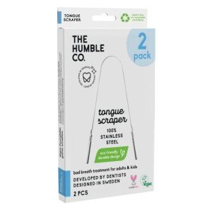 The Humble Co. Stainless Steel Tongue Scraper (2pk)