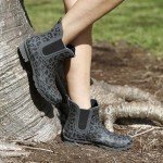 Leopard Print Eco-Friendly Ankle Rain Boots